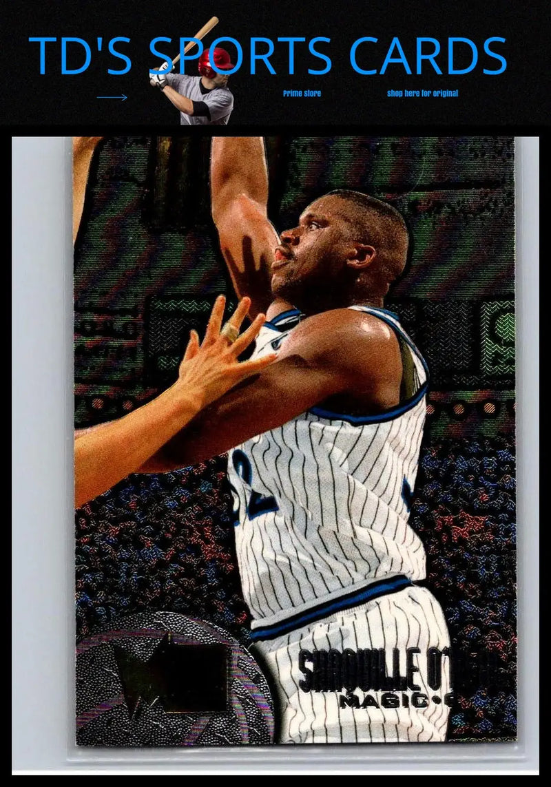 1995-96 Metal #78 Shaquille O’Neal trading card for basketball card collectors