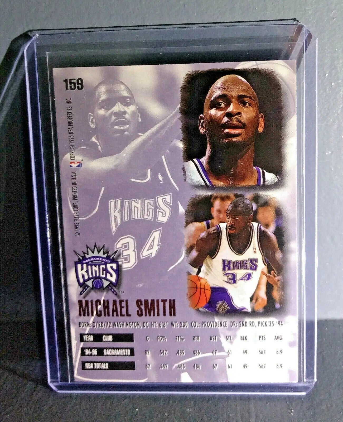 1995-96 Michael Smith Fleer Ultra #159 Basketball Card - Basketball Card Single