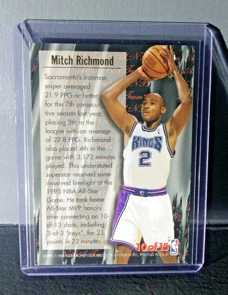 1995-96 Mitch Richmond Fleer Ultra All-NBA Team #10 Basketball Card - Basketball Card Single