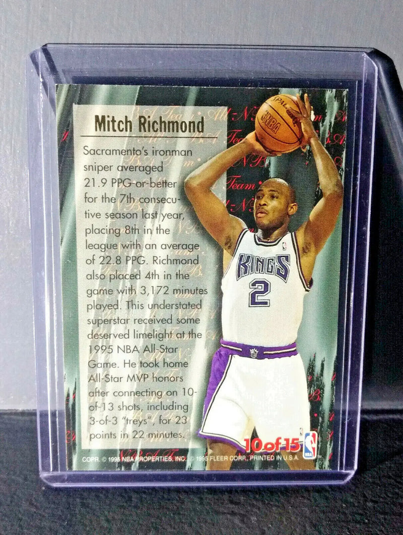 1995-96 Mitch Richmond Fleer Ultra All-NBA Team #10 Basketball Card - Basketball Card Single
