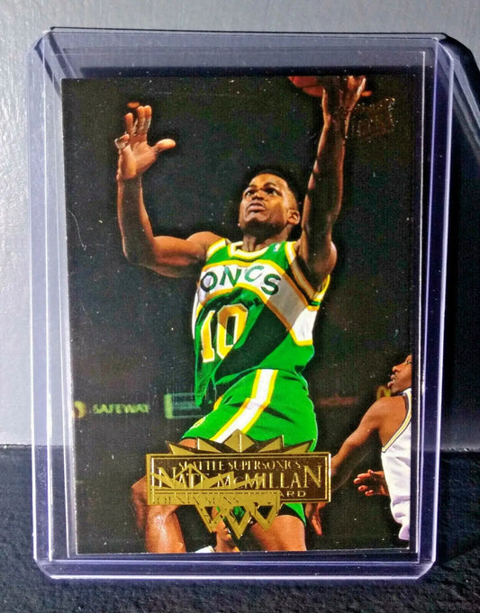 1995-96 Nate McMillan Fleer Ultra #173 Error Misprint Basketball Card - Basketball Card Single