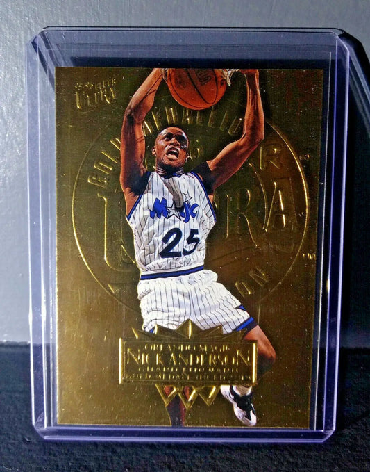 1995-96 Nick Anderson Fleer Ultra Gold Medallion #123 Basketball Card - Basketball Card Single
