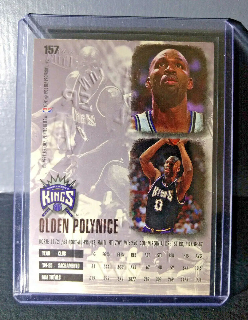 1995-96 Olden Polynice Fleer Ultra Gold Medallion #157 Basketball Card - Basketball Card Single