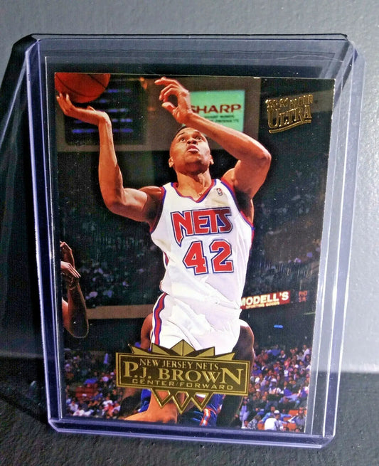 1995-96 P.J. Brown Fleer Ultra #112 Basketball Card - Basketball Card Single