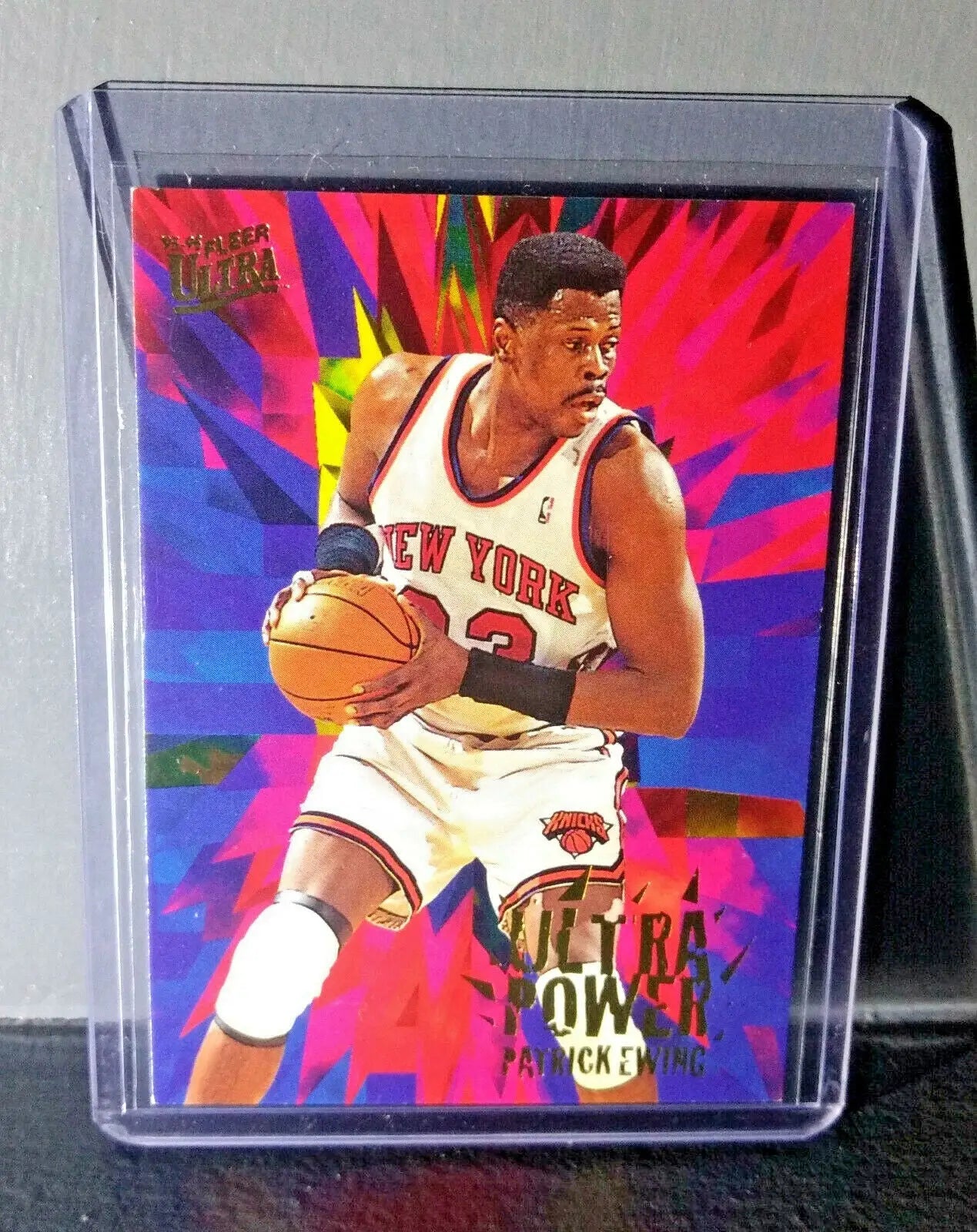 1995-96 Patrick Ewing Fleer Ultra #2 Ultra Power Basketball Card - Basketball Card Single