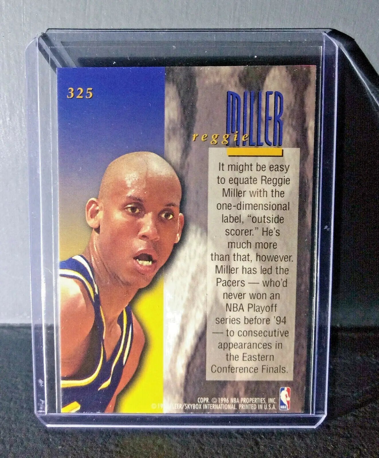 1995-96 Reggie Miller #325 Ultra Encore Basketball Card