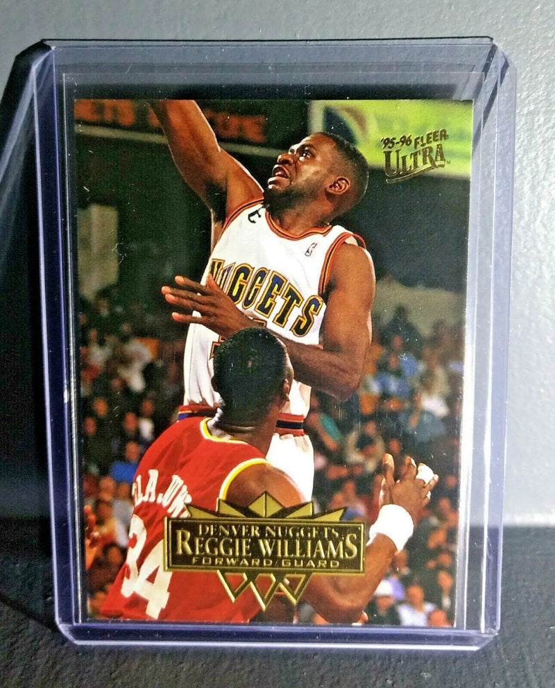 1995-96 Reggie Williams Fleer Ultra #50 Basketball Card