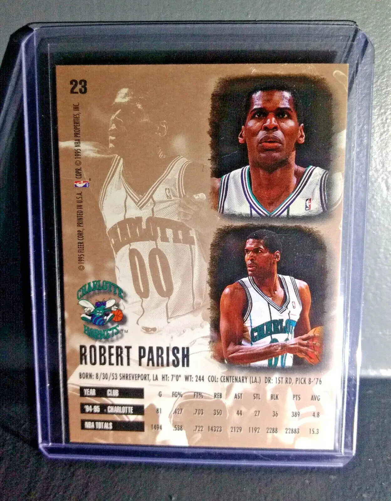 1995-96 Robert Parish Fleer Ultra #23 Basketball Card - Basketball Card Single