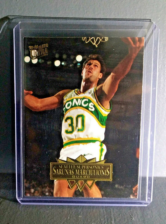 1995-96 Sarunas Marciulionis Fleer Ultra #172 Basketball Card - Basketball Card Single