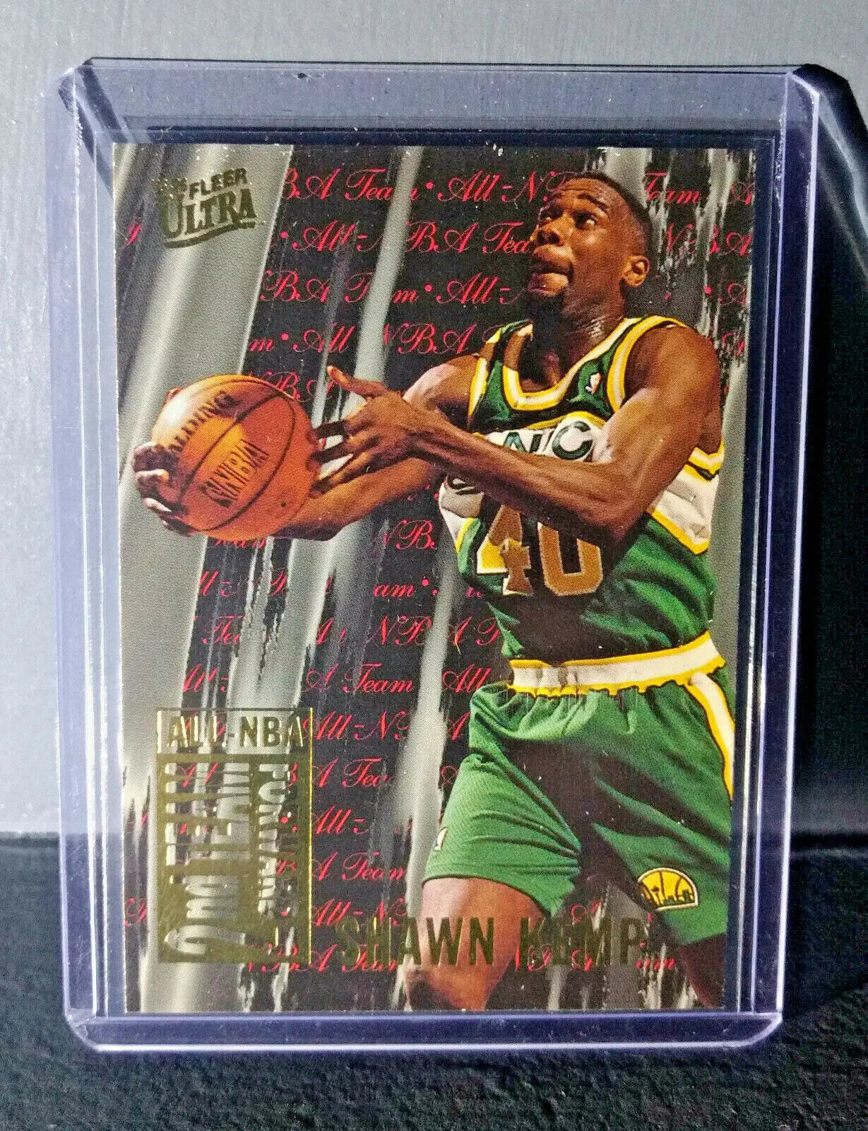 1995-96 Shawn Kemp Fleer Ultra All-NBA Team #7 Basketball Card - Basketball Card Single
