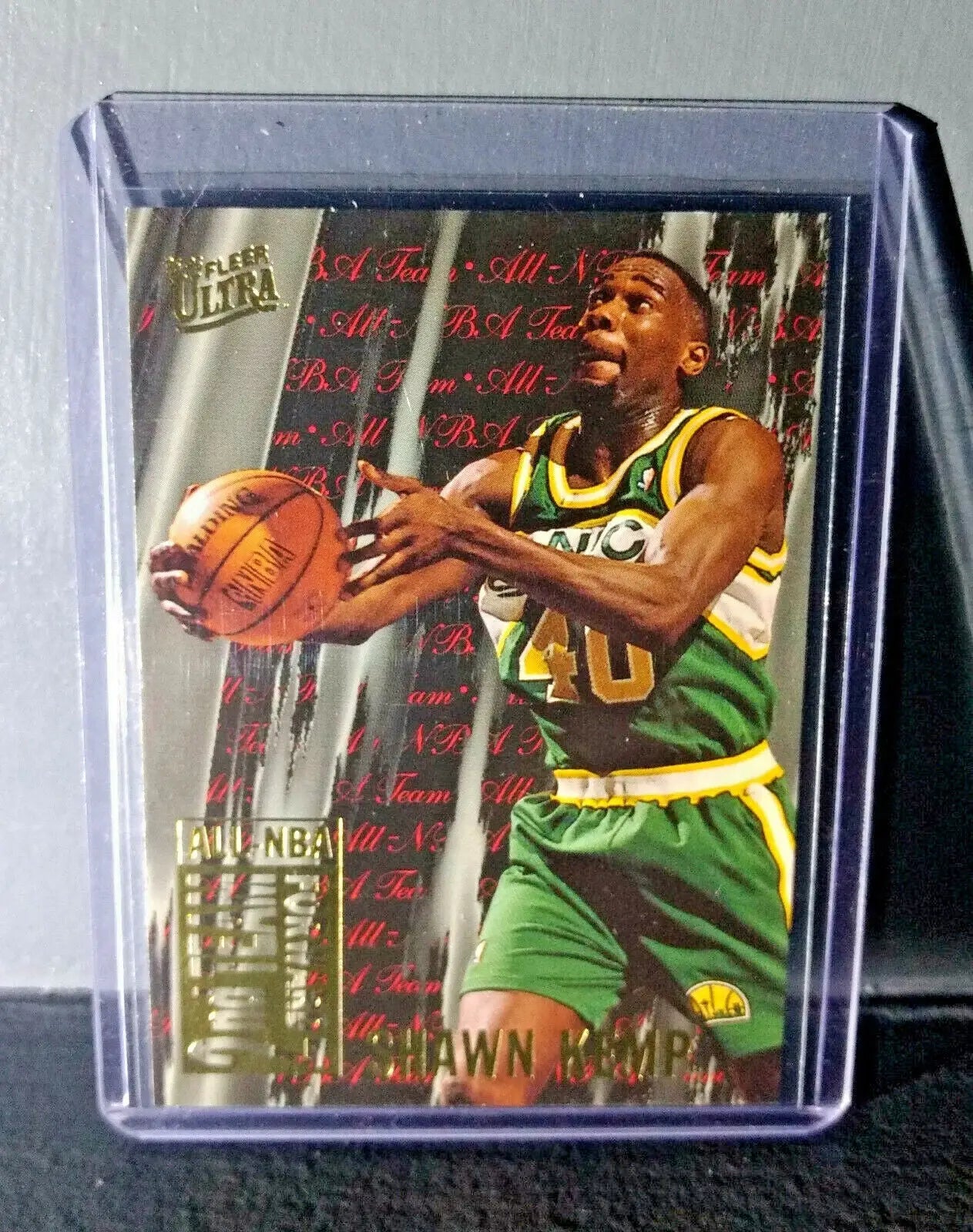 1995-96 Shawn Kemp Fleer Ultra All-NBA Team #7 Basketball Card - Basketball Card Single