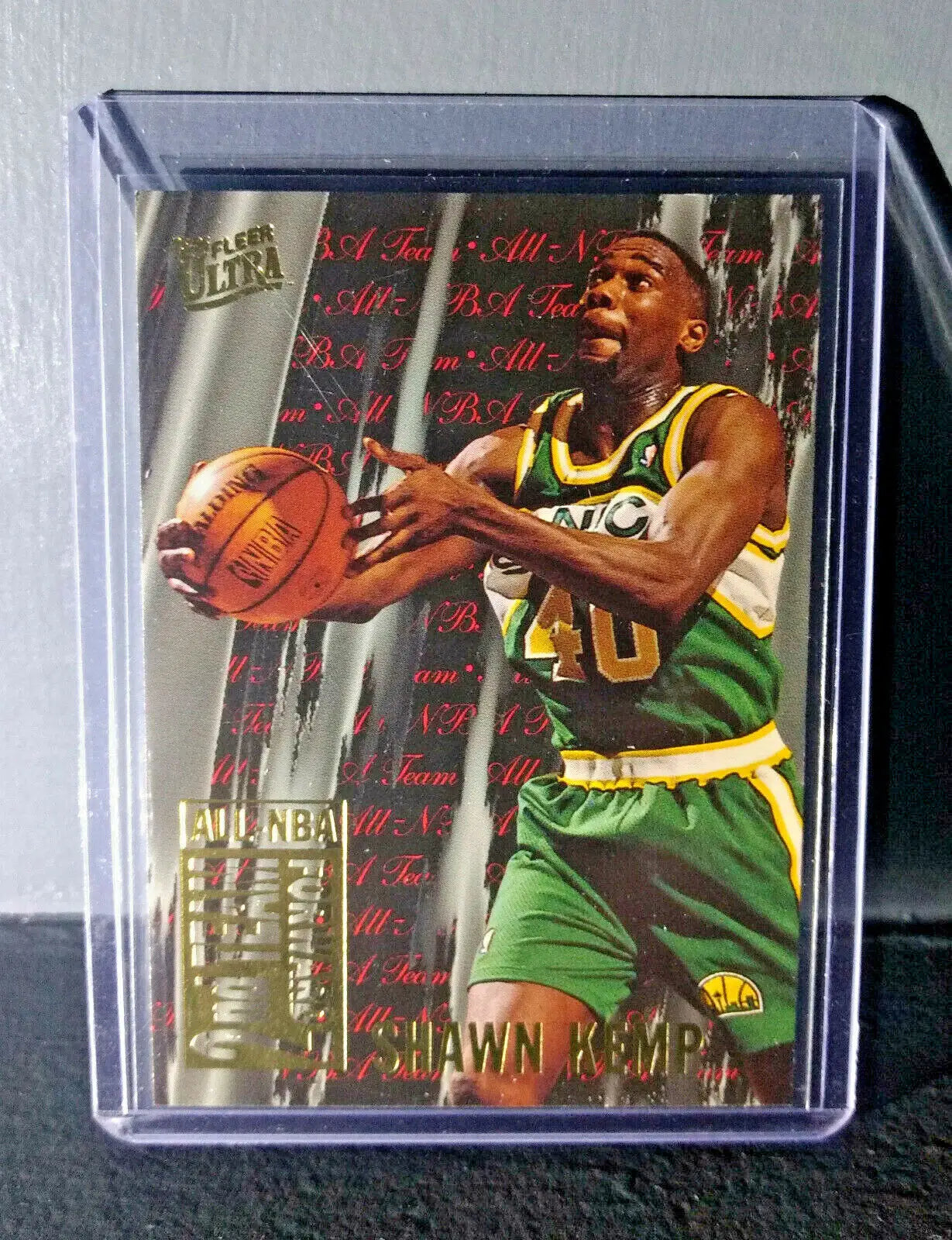 1995-96 Shawn Kemp Fleer Ultra All-NBA Team #7 Basketball Card - Basketball Card Single