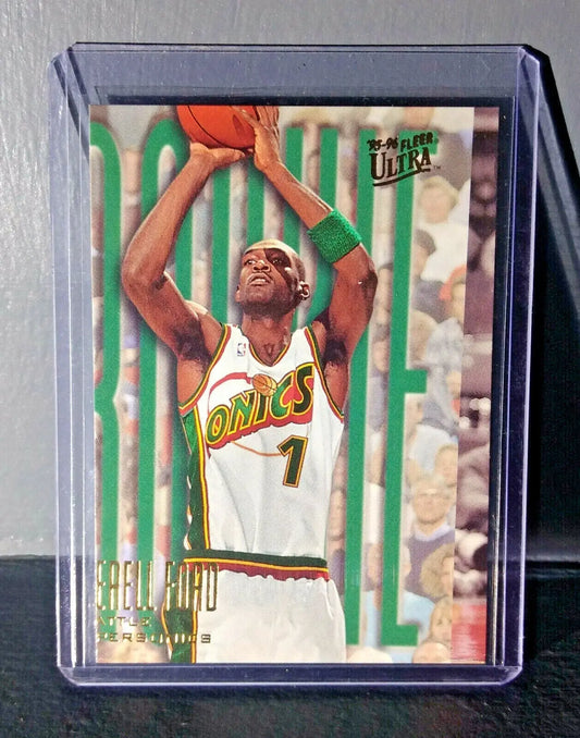 1995-96 Sherell Ford Fleer Ultra #273 Rookie Error Misprint Basketball Card