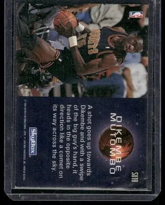 1995-96 SkyBox Dikembe Mutombo #SU18 Basketball - Basketball Card Single