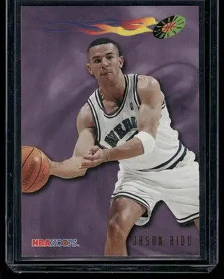 1995-96 SkyBox NBA Hoops Wicked Dishes Jason Kidd #390 Basketball - Basketball Card Single