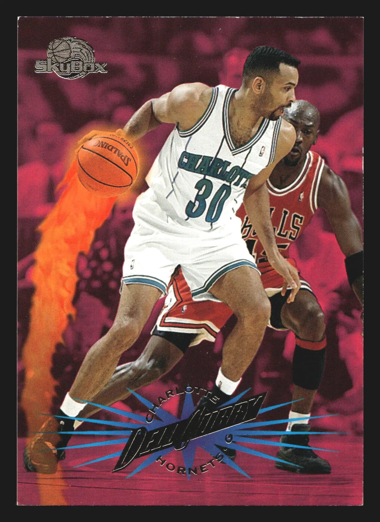 1995-96 SkyBox Premium #12 Dell Curry Charlotte Hornets
