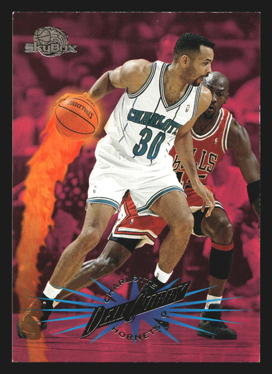 1995-96 SkyBox Premium #12 Dell Curry Charlotte Hornets