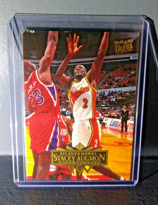 1995-96 Stacey Augmon Fleer Ultra #1 Basketball Card - Basketball Card Single