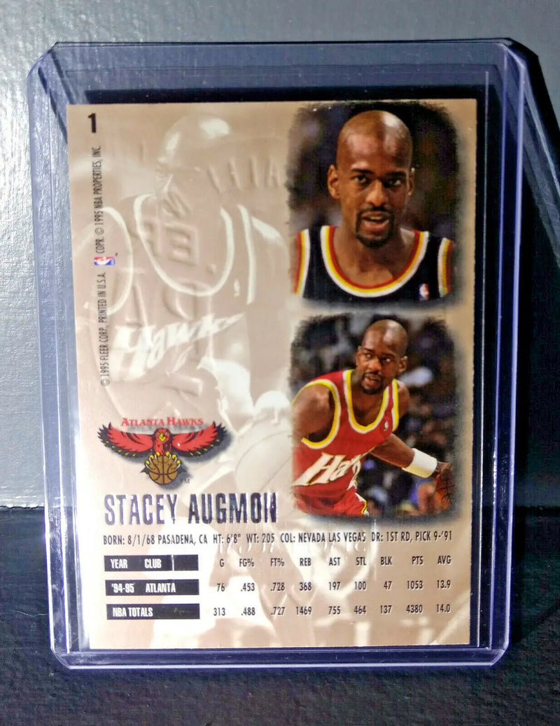 1995-96 Stacey Augmon Fleer Ultra Gold Medallion #1 Basketball Card