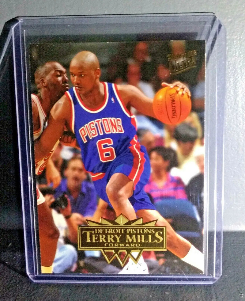1995-96 Terry Mills Fleer Ultra #55 Basketball Card