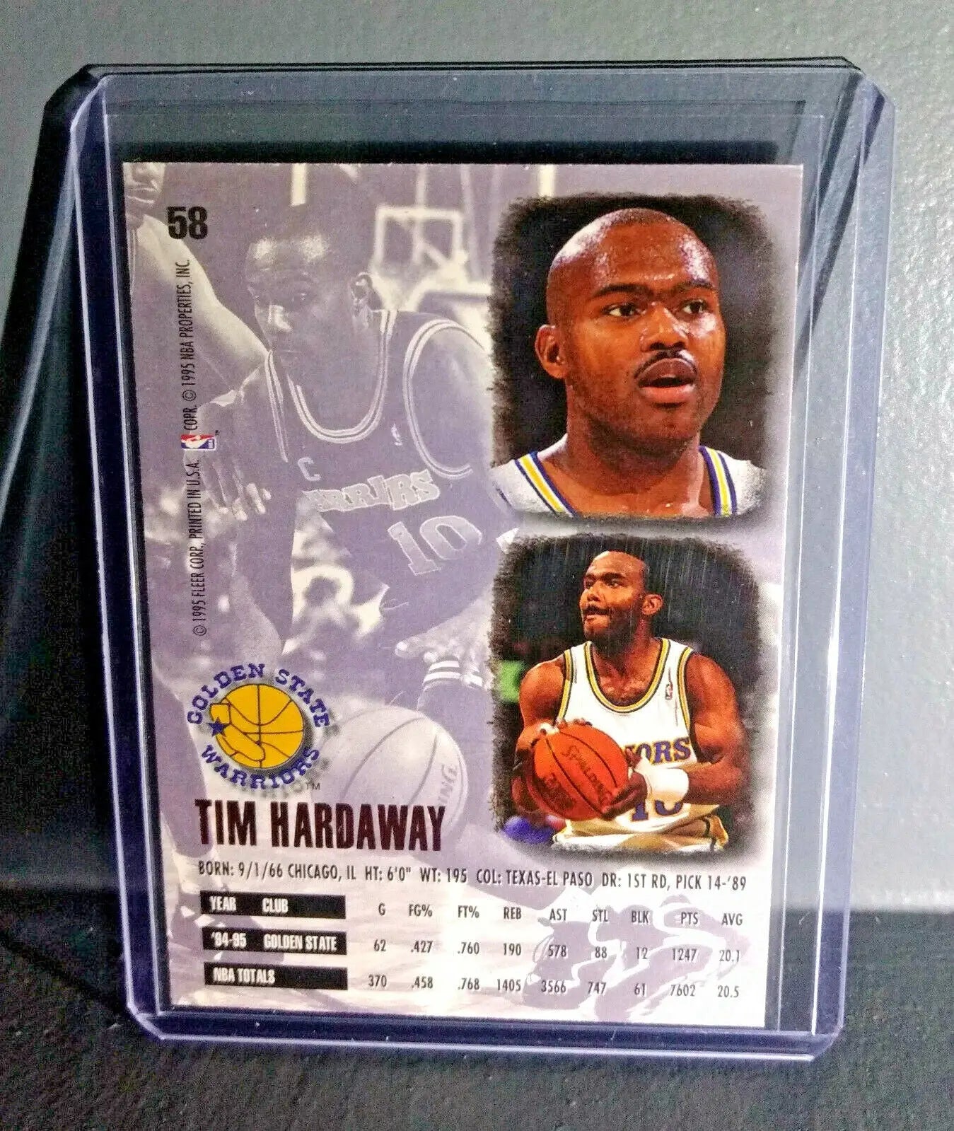 1995-96 Tim Hardaway Fleer Ultra #58 Basketball Card - Basketball Card Single