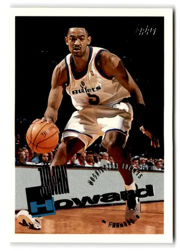 1995-96 Topps #161 Juwan Howard NM Near Mint Bullets ID:82627 - Basketball Card Single