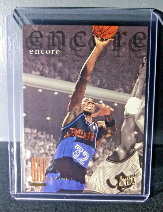 1995-96 Tyrone Hill Fleer Ultra #313 Encore Basketball Card - Basketball Card Single