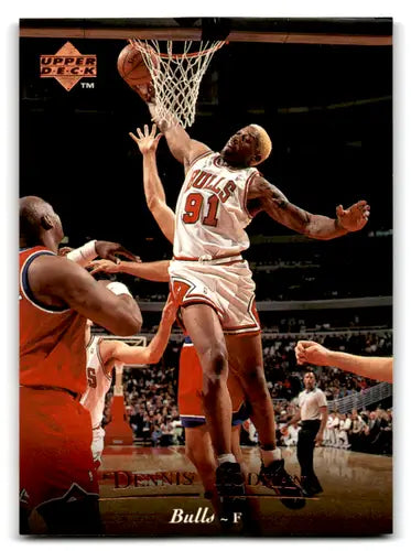 1995-96 Upper Deck #266 Dennis Rodman NM Near Mint Bulls ID:82950 - Basketball Card Single