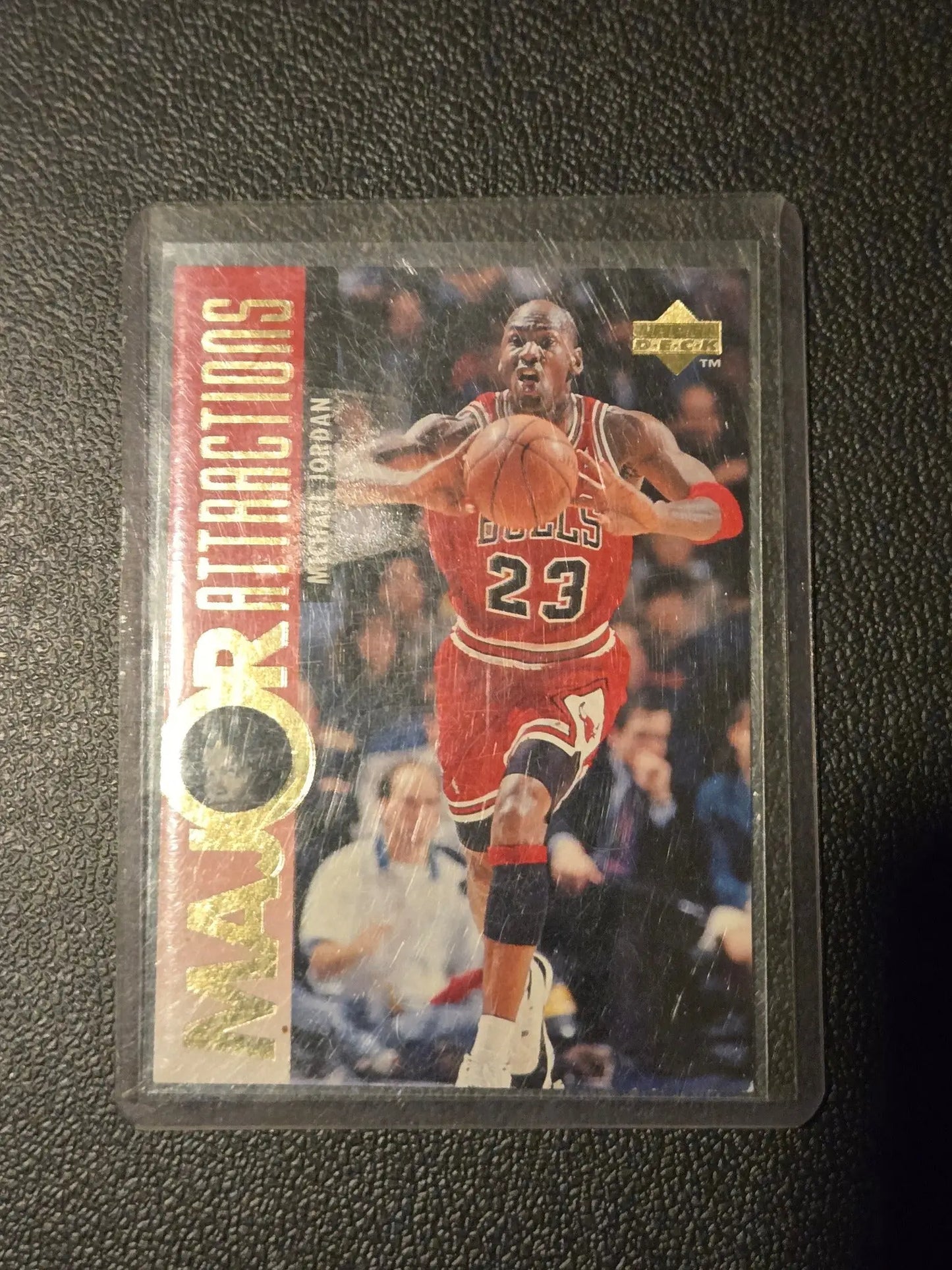 1995-96 Upper Deck #341 Michael Jordan / Queen Latifah - Basketball Card Single