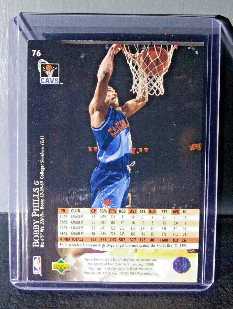 1995-96 Upper Deck Bobby Phills #76 Basketball Card - Basketball Card Single