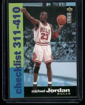1995-96 Upper Deck Collector’s Choice Michael Jordan #410 Basketball - Basketball Card Single
