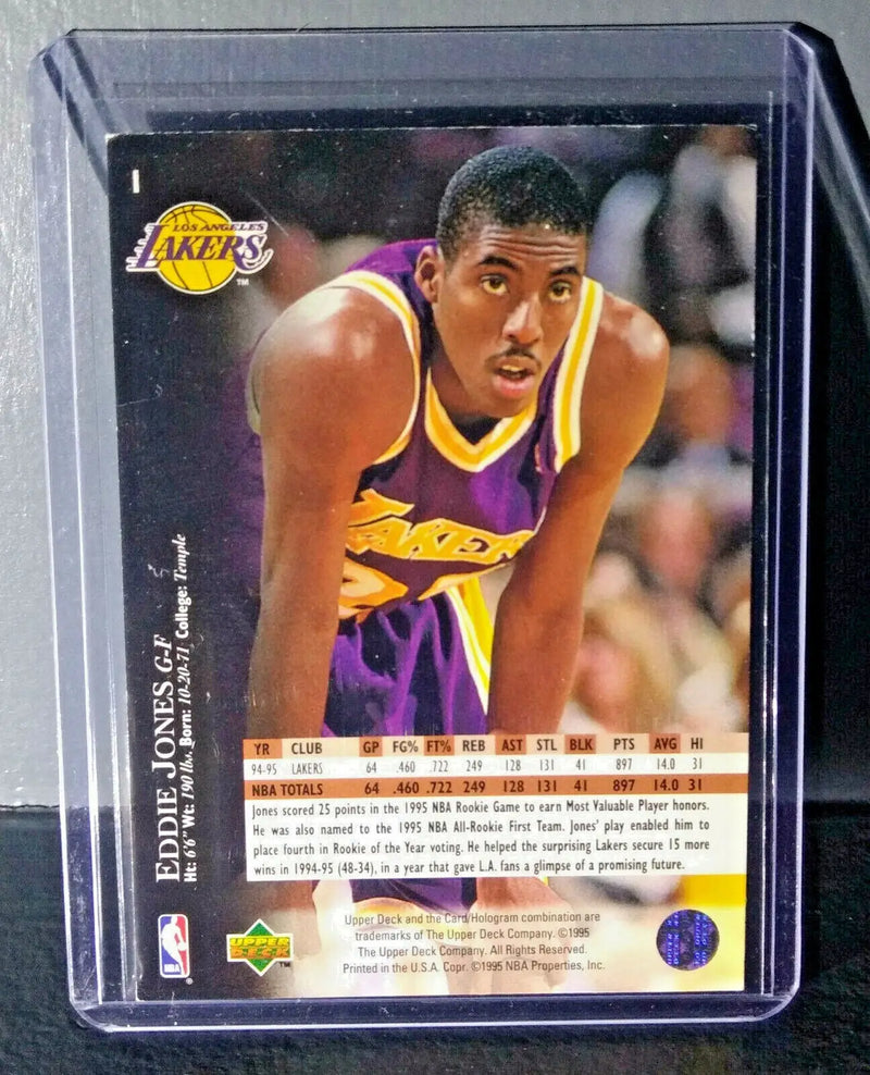 1995-96 Upper Deck Eddie Jones #1 Basketball Card