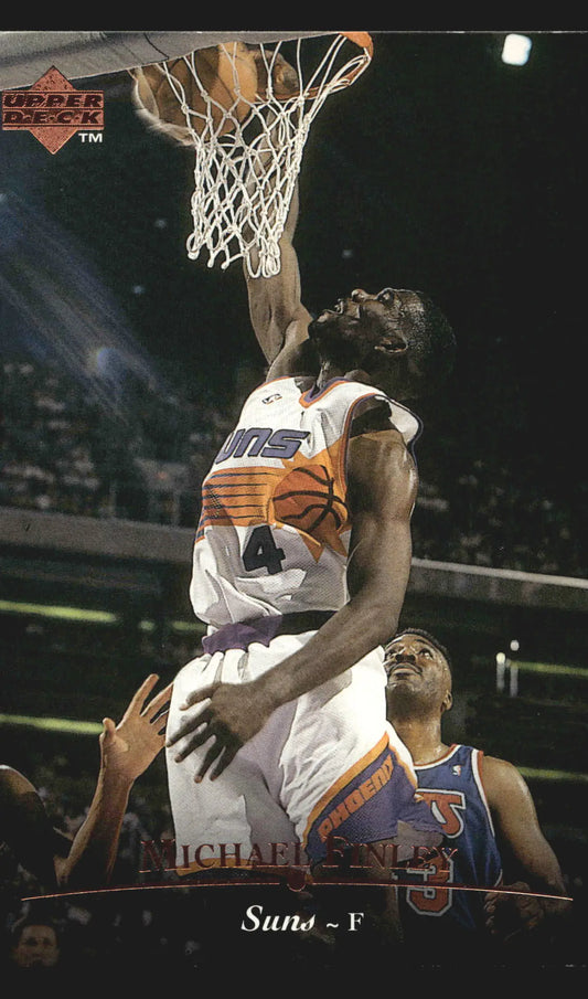 1995-96 Upper Deck Michael Finley #253 RC Phoenix Suns - Basketball Card Single