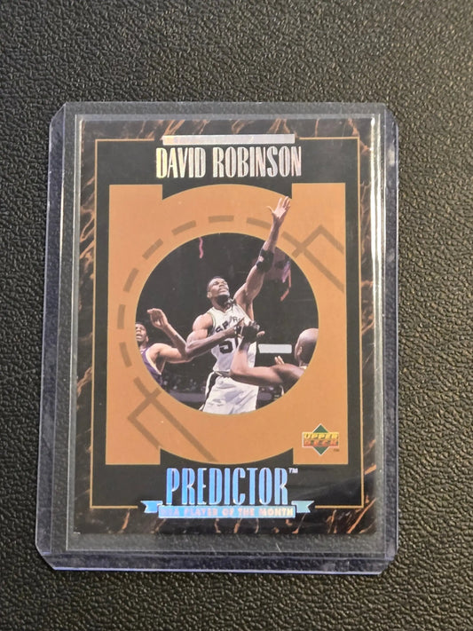 1995-96 Upper Deck #R7 David Robinson Predictors Exchange: Player of the Month - Basketball Card Single