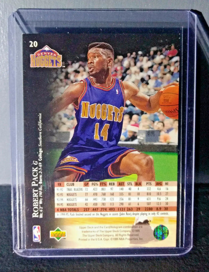 1995-96 Upper Deck Robert Pack #20 Basketball Card