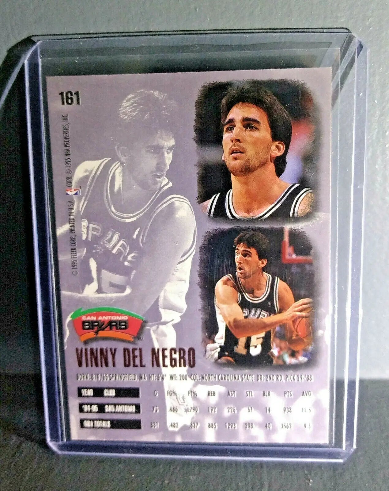 1995-96 Vinny Del Negro Fleer Ultra #161 Basketball Card - Basketball Card Single