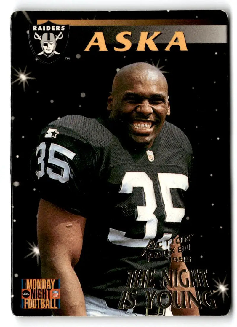 1995 Action Packed Monday Night Football #97 Joe Aska - Football Card Single