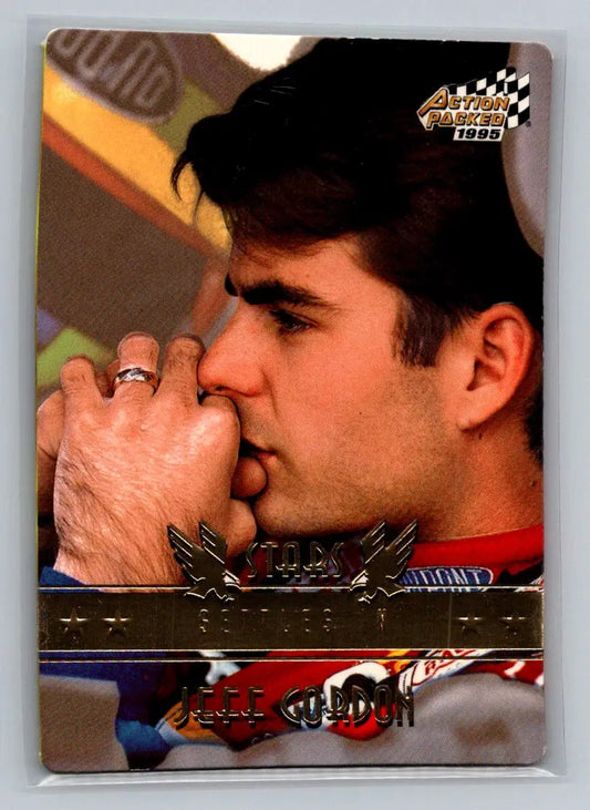 1995 Action Packed Winston Cup Stars #64 Jeff Gordon Hendrick Motorsports - Racing Card Single