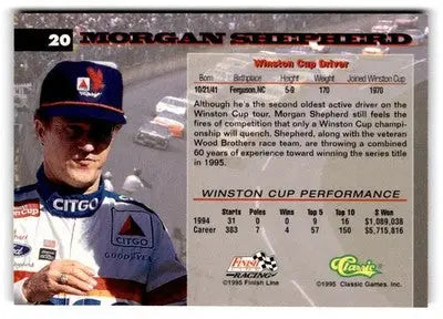 1995 Assets #20 Morgan Shepherd - Racing Card Single
