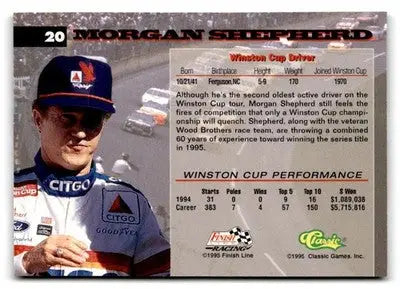 1995 Assets #20 Morgan Shepherd - Racing Card Single