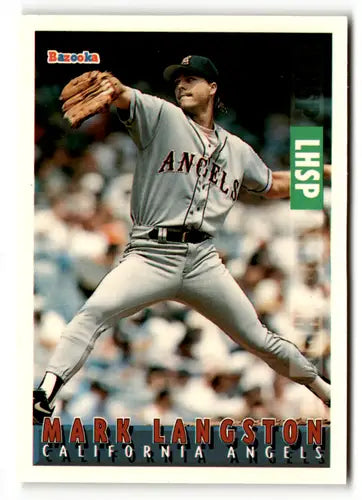 1995 Bazooka #108 Mark Langston NM - Baseball Card Single