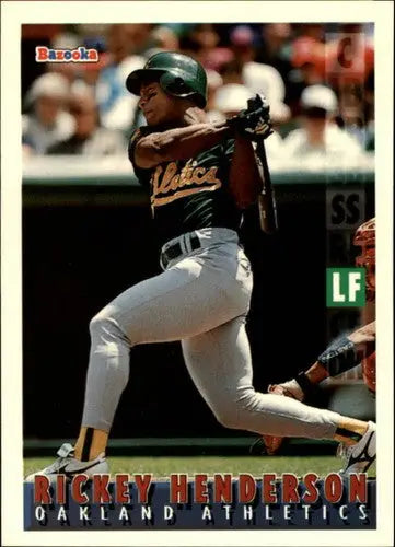 1995 Bazooka #62 Rickey Henderson NM-MT Athletics ID:13646 - Baseball Card Single