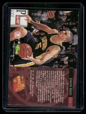 1995 Classic All Rookies Jason Kidd #101 All Rookies Basketball - Basketball Card Single