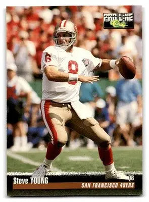 1995 Classic Assets Football Steve Young #100 San Francisco 49ers - Football Card Single