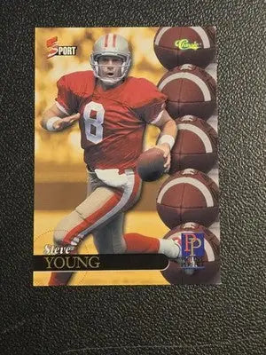1995 Classic Five Sport #191 Steve Young - Football Card Single
