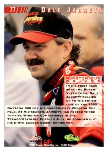 1995 Classic Images #77 Dale Jarrett EX Excellent ID:64896 - Racing Card Single