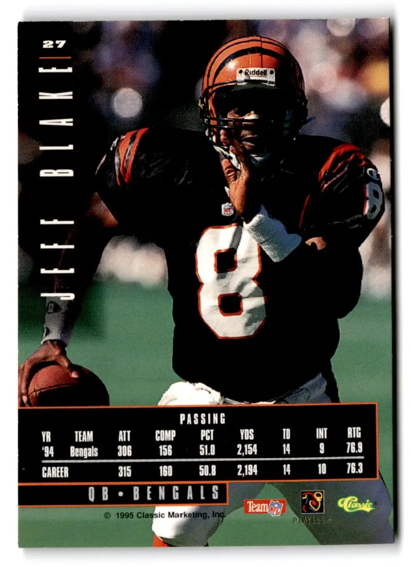 1995 Classic Images Limited #27 Jeff Blake - Football Card Single
