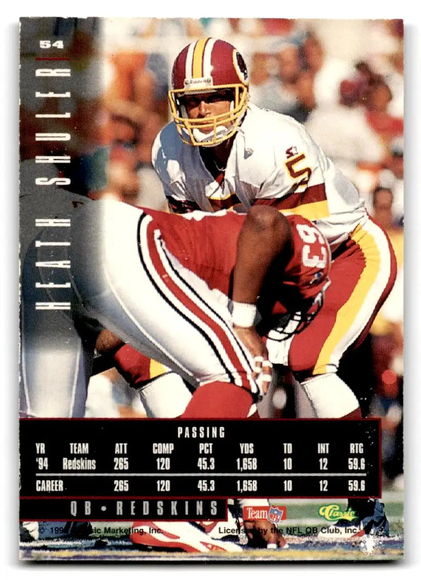 1995 Classic Images Limited #54 Heath Shuler - Football Card Single