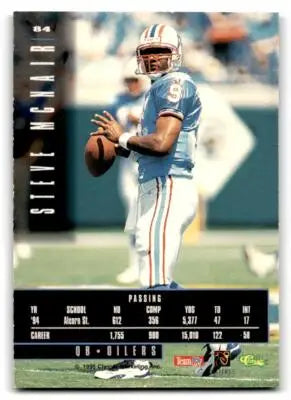 1995 Classic Images Limited #84 Steve McNair - Football Card Single