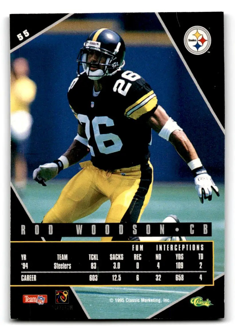 1995 Classic Images Limited Live #55 Rod Woodson - Football Card Single